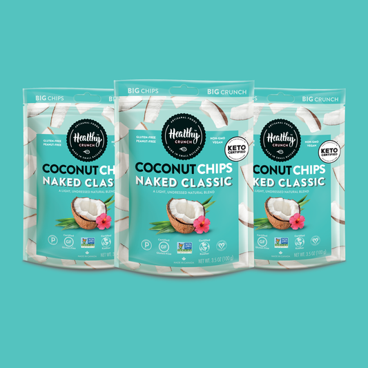Naked Classic Coconut Chips: 3-Pack
